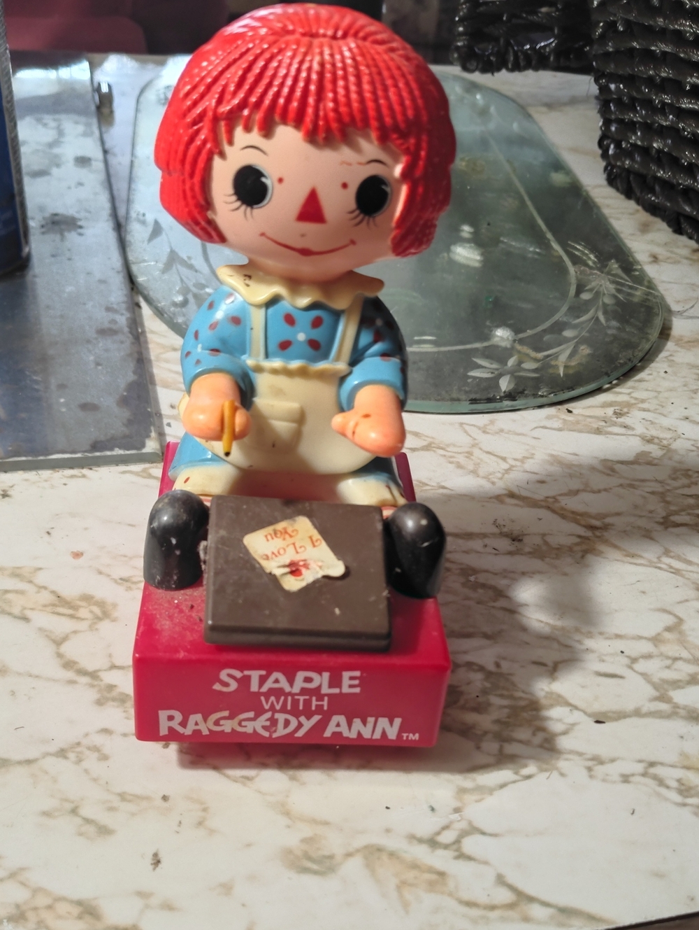 Staple with Raggedy Ann Kids Toy - Red and Blue